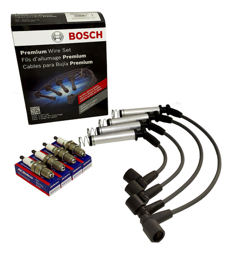 Kit Cables Bosch 7mm Y Bujias Acdelco Chevy 94-12 Tornado