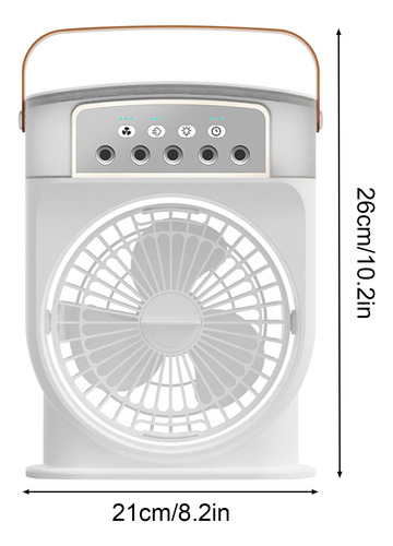 Mini Ventilador De Aire Acondicionado Portátil De Alta Calid