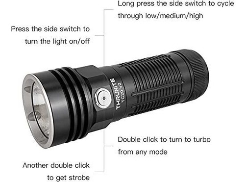 Thrunite Tc20 V2 Usb-c Linterna De Mano Linterna Led Recarga