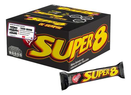 Chocolate Super 8 Caja 24 Unidades Nestlé