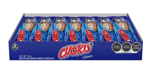 Galletas Chokis Gamesa Con 14 Piezas De 57 Grs