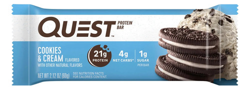 Quest Protein Bar, Cookies & Cream, High Protein 8ct