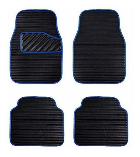 Tapetes - Car Pass Universal Fit Leather 4pcs Car Floor Mat,