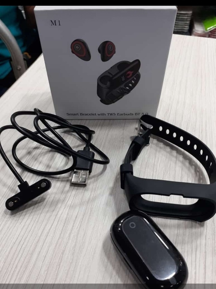 M1 Smartband + AudÃfono Bluetooth (reloj Inteligente ) | Mercado Libre