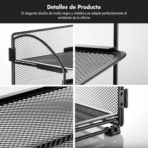 1 Organizador De Escritorio Metal 4 De Nivele For Archivero