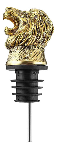 Aireadores De Vino Pourer Cabeza De Animal Tapón León 10cm