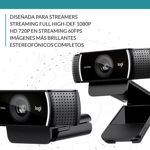 Imagen 6 de 6 de Camara Web Webcam Logitech C922 Pro Stream Full Hd Pce Rt