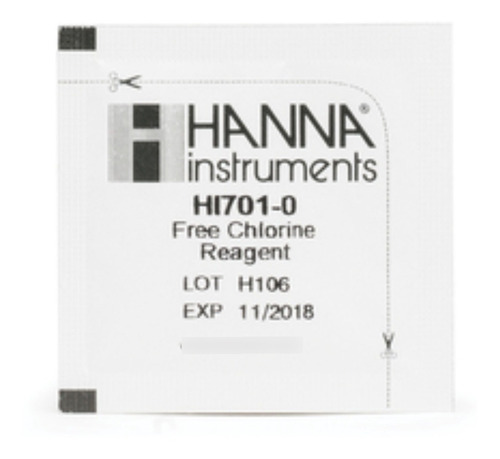 Reactivo Hanna Hi701-25 Reagente Tester Cloro Libre