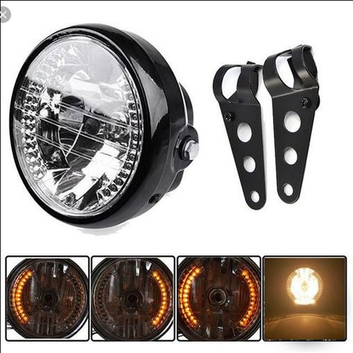 Faro Universal Para Motocicleta Luz Led Harley