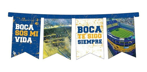 Banderín Guirnalda Boca Juniors