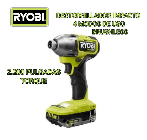 Atornillador De Impacto Ryobi 