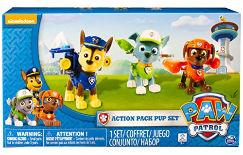 Paw Patrulla Acción De Los Cachorros 3pk Figura Set Xll2n