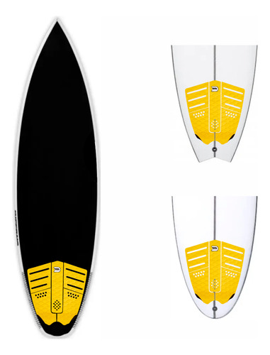 Deck Surf Antiderrapante Fresado J. Bay Amarelo Wet Dreams