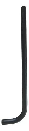 Brazo Y Chapetón Para Regadera 50cm Negro Mate Roalflux