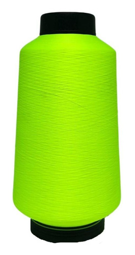 Fio Para Overlock Sancris 100% Poliéster 250g-varias Cores Cor 944-verde Fluorescente