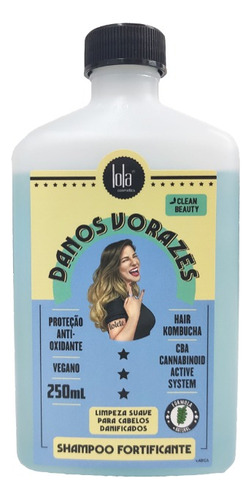 Shampoo Danos Vorazes 250ml Lola Cosmetics