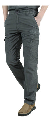 Pantalones Tipo V Para Hombre, Estilo Cargo, Casual, Delgado