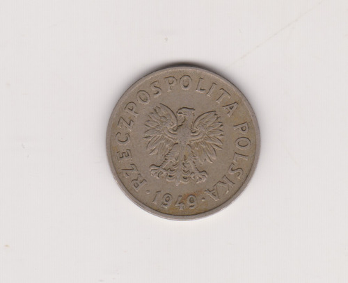 Moneda Polonia 20 Groszy Año 1949 Muy Bueno (Usado)