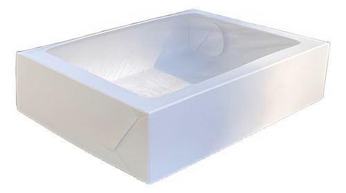 Caja Rectangular Chica Alfajores Chocolates Conitos X 20