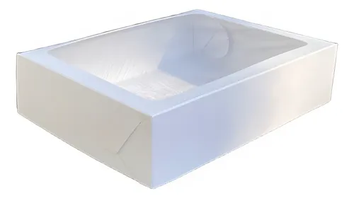 Caja Rectangular Chica Alfajores Chocolates Conitos X 20