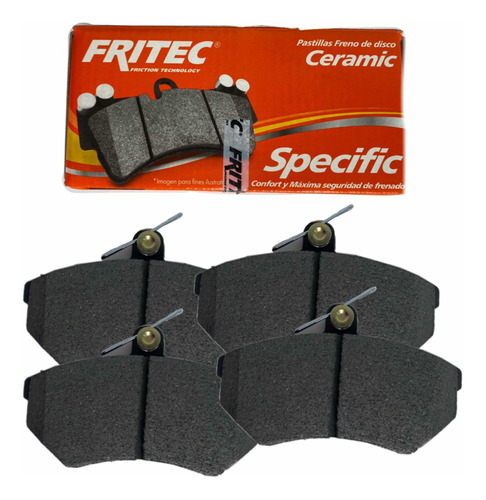 Balatas Delanteras Cortas Fritec Vw Golf Jetta A3 Derby