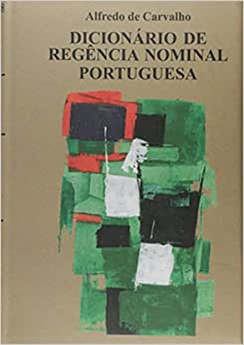 Livro Dicionário De Regência Nominal Portuguesa