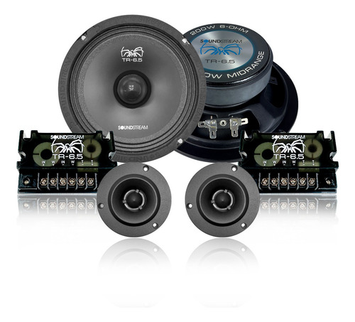 Soundstream Set De Medios Open Show 2 Vías Pro 6.5 Kapton