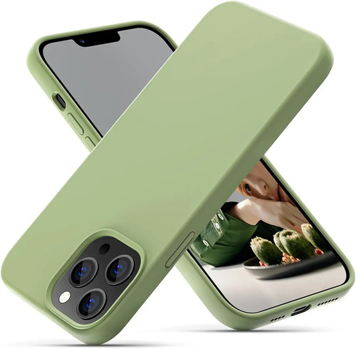 Funda Caloop Para iPhone 13 Pro Max 6.7 (verde)