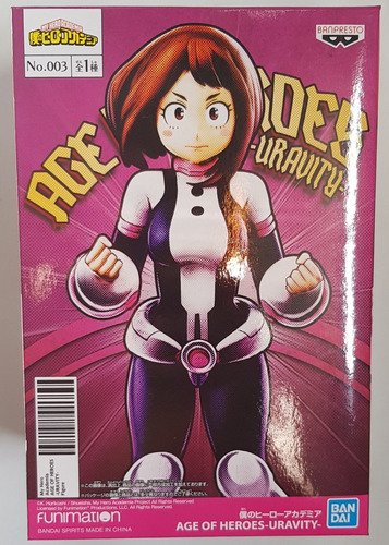 My Hero Academia Figura Ochaco Uraraka Age Heroes Banpresto