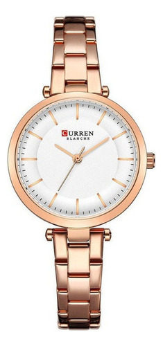 Relojes Analógicos Cuarzo Impermeables Curren9054 Para Mujer