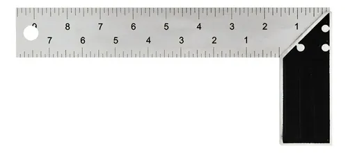Carpenter's Square 8 con mango de aluminio Vonder