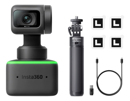 Insta360 Link - Cámara Web Ptz 4k Con Sensor De 1/2 