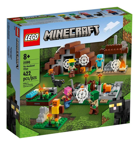 Lego Minecraft La Aldea Abandonada Set Completo Construccion Cantidad De Piezas 422
