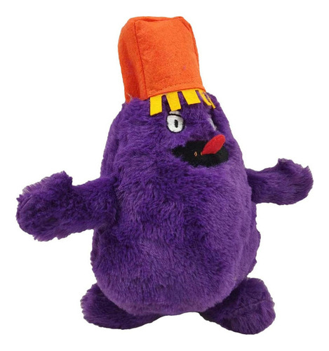 Juguete Peluche Sombrero Papas Fritas Morado Muñeco Peluche2