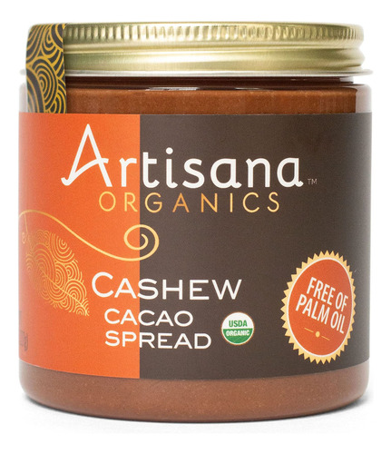 Artisana Organics - Crema De Cacao De Anacardo, 9.5 Onzas, E