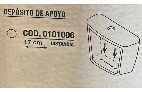 Deposito de apoyo para inodoro sale