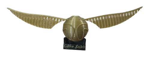 Snitch Dorada Harry Potter + Base Colección Quidditch Imp 3d