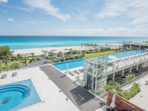 Imagen 2 de 24 de Departamento En Cancun, Frente Al Mar Piso 16 , Con 4 Recamaras Espectacular Vista Al Mar Caribe