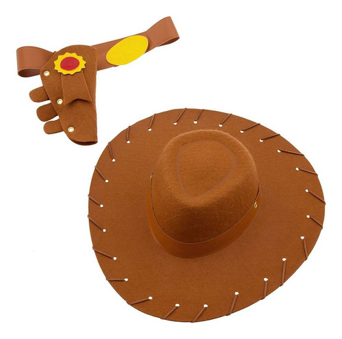 Disfraz Woody Sombrero Y Cinturón Toy Story Original Disney 