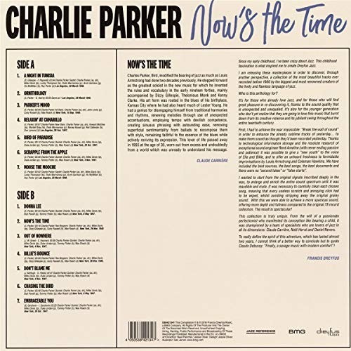 Parker Charlie Now's The Time Uk Import  Lp Vinilo Nuevo