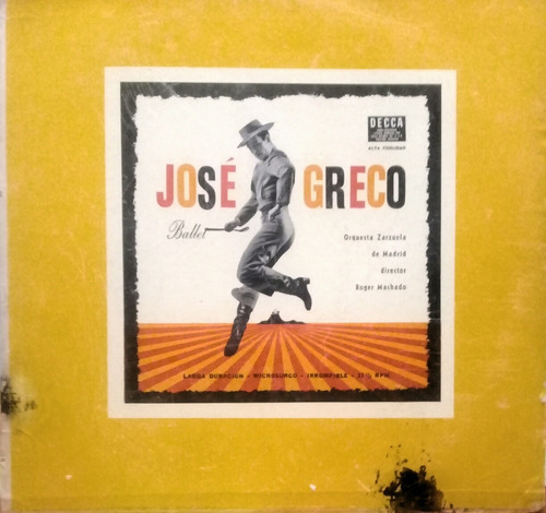 Lp Jose Greco Ballet( Orquesta Zarzuela De Madrid )