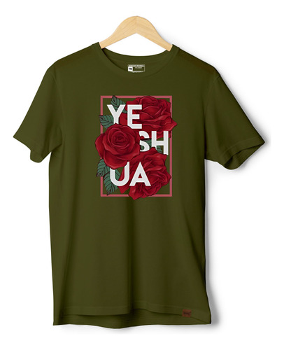 Camiseta Yeshua 100% Algodão T-shirt Masculina Jesus Gospel