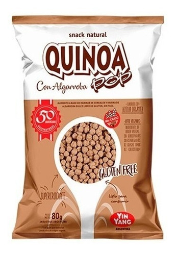 Quinoa Pop Inflado Con Algarroba Yin Yang