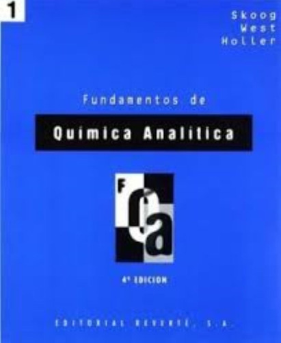 Fundamentos De Quimica Analitica ( Tomo 1 ) +( Tomo 2)