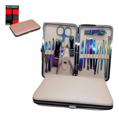 Kit Manicura Pedicura Arcoiris Set Pedicure Manicure  