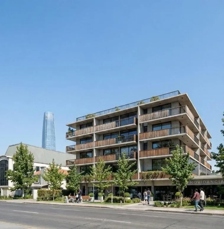 Imagen 3 de 5 de Departamento En Venta Providencia, 1 Dormitorio Y 1 Baño