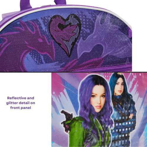 Disney Descendientes Mal Y Evie Mochila Para Niños, 16 PuLG