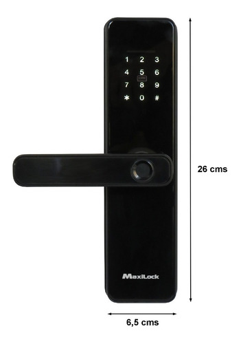 Imagen 7 de 8 de Cerradura Inteligente Maxilock Mxe 20811 - Backset 50