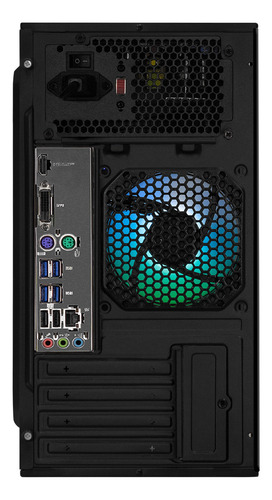 Xtreme Pc Gaming Amd Radeon Vega Renoir Ryzen 3 5300g 16gb Ssd 500gb Monitor 23.8 Wifi Black