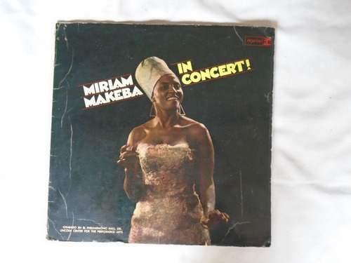 Disco Vinilo . Miriam Makeba . In Concert!